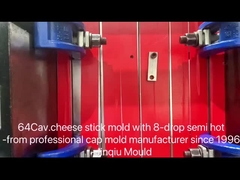 64-Hohlraum Käse-Stick-Injektionsform Halb heißes Laufwerk