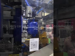 Einfach-Hohlraum 25L angepasste Jerrycan Blow Form mit Handgriff doppelter Schicht innerhalb automatischer Deflashing