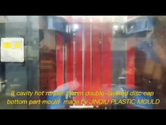 8 Hohlraum 24-410 Disc Top Cap Up Part PP Spritzgussform für 160-200T Maschine