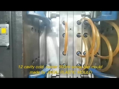 24/410 Heißläufer-Injektionsform 12-Hohlraum-Schraubkappenform für die Verpackung